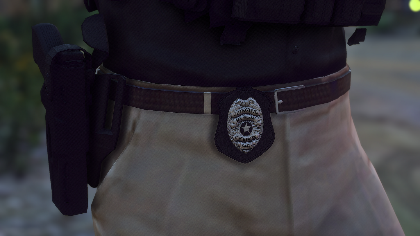 Detective Belt Badge Pack