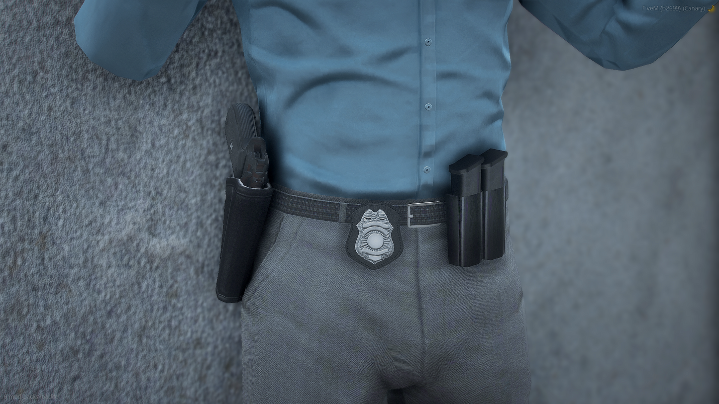 Detective Belt Badge Pack